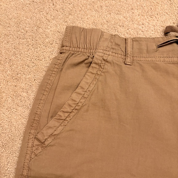 Sonoma Casual Summer Utility Shorts Womens Medium Light Brown Stretch Cotton - Picture 9 of 14